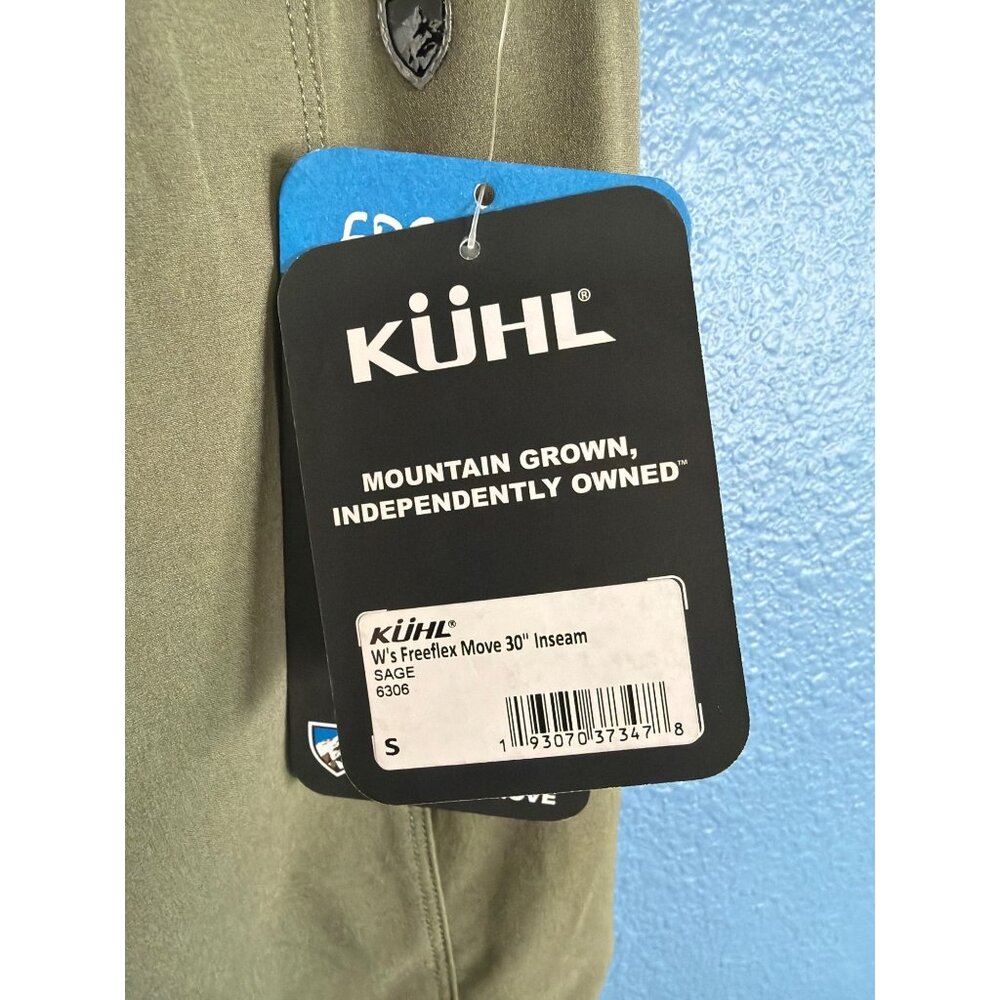 NWT Kuhl Freeflex Move Pants Sage Green MSRP$99 Smalll Short 30" inseam - Picture 9 of 15